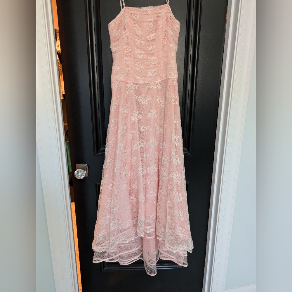 De Laru Collection Strapless Formal Prom Dress Floor Length Juniors 7/8